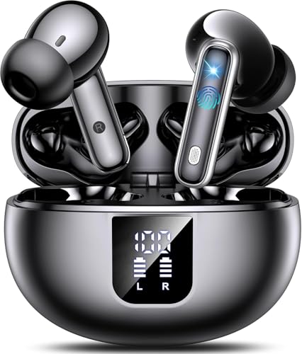 Brand Wireless Earbuds: Dual Noise Cancelling Mic, ANC&ENC, 36H Playtime, Deep Bass Stereo Sound, IP7 Waterproof