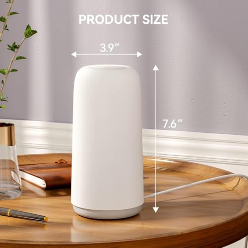 Brand Touch Bedside Lamp, Sleek RGB Dimmable LED for Bedroom