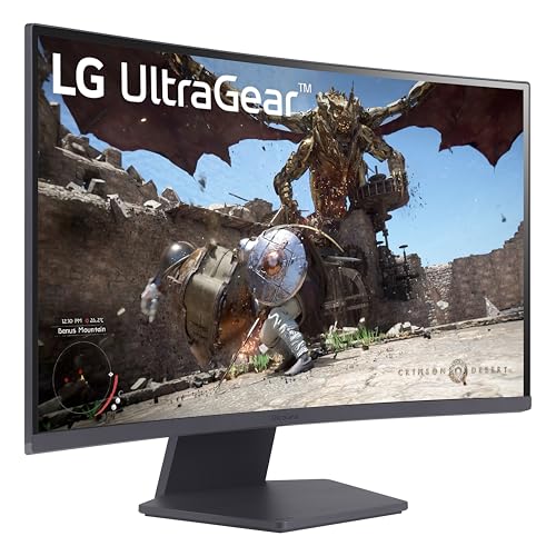 LG Ultragear 27" Curved Gaming Monitor QHD 180Hz 1ms FreeSync HDR10