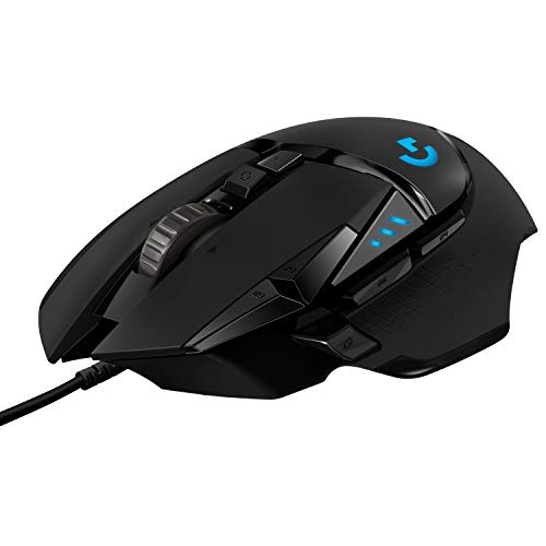 Logitech G502 HERO Gaming Mouse: 25K Sensor, RGB, Adjustable Weights