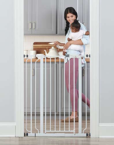Regalo Extra Tall Walk Thru Baby Gate with Wall Cups Kit