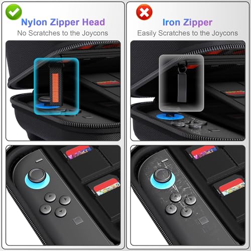 daydayup Switch 2 Carry Case for Nintendo Switch 2, 24 Games, Protective Hard Shell Travel Case for Console & Accessories
