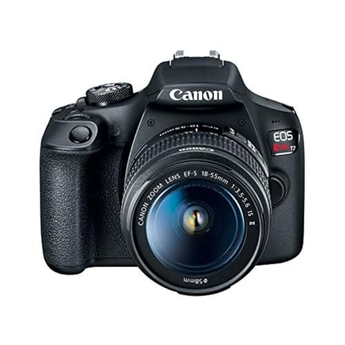 Canon EOS Rebel T7 DSLR Camera 18-55mm Lens, Wi-Fi, 24.1MP CMOS, Full HD Videos