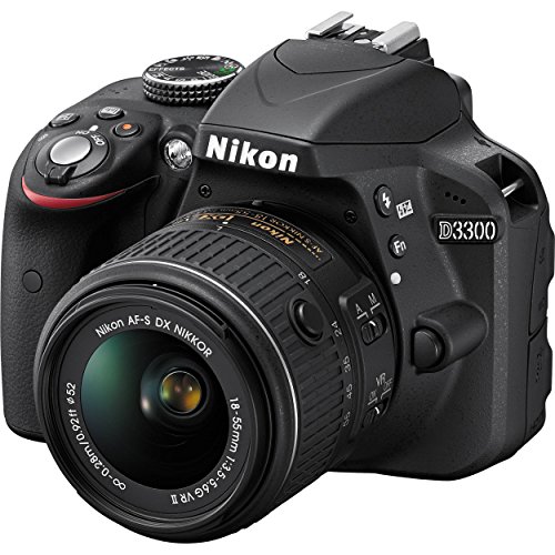 Nikon D3300 Digital SLR Camera with 24.2MP CMOS Sensor & 18-55mm VR II Lens