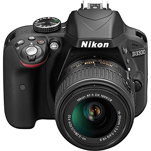 Nikon D3300 Digital SLR Camera with 24.2MP CMOS Sensor & 18-55mm VR II Lens