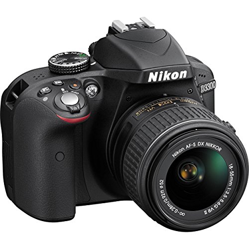 Nikon D3300 Digital SLR Camera with 24.2MP CMOS Sensor & 18-55mm VR II Lens