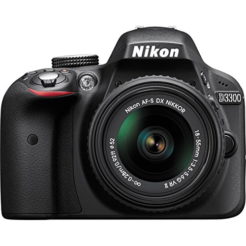Nikon D3300 Digital SLR Camera with 24.2MP CMOS Sensor & 18-55mm VR II Lens