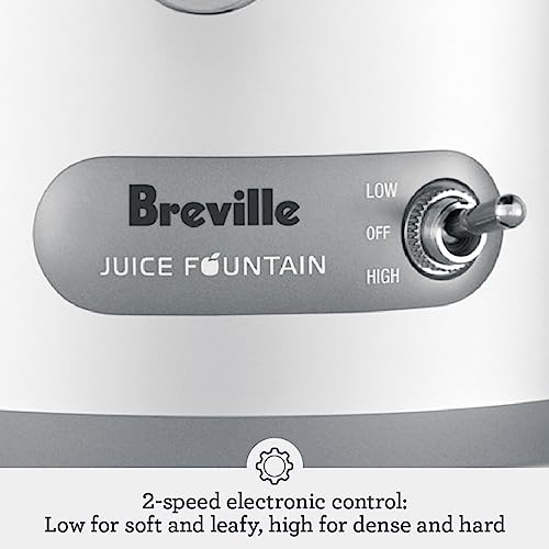 Breville Juice Fountain Plus Silver 850-Watt Juicer Machine