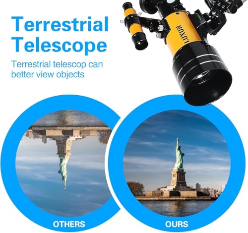 Celestron 70mm Telescope for Astronomy Beginners with Phone Adapter, Broadband Coating, Tripod, Finderscope