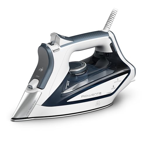 Rowenta Clothes Steamer: Focus Stainless Steel Iron, 400 Microsteam Holes, Powerful & Lightweight