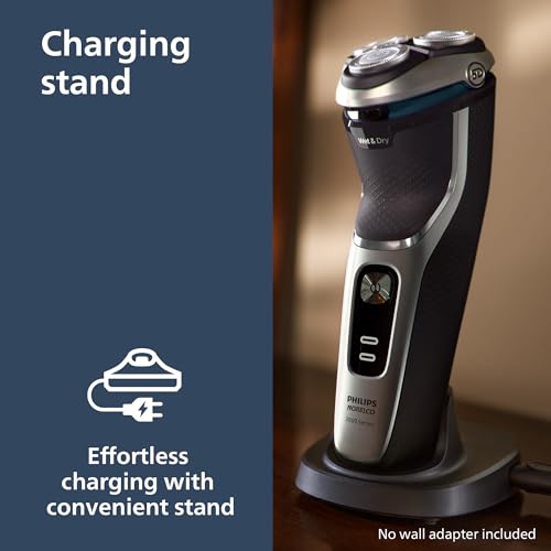 Philips Norelco Shaver 3900 - Wet/Dry Electric Shaver with Travel Pouch