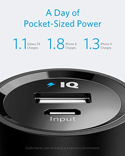 Anker Portable Charger 5,000mAh: Ultra-Compact External Battery with Fast Charging for iPhone, iPad, Samsung Galaxy