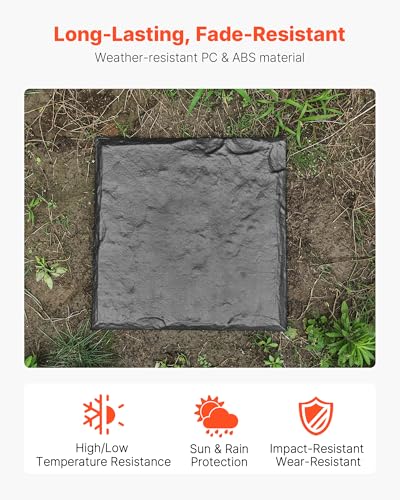 VEVOR Garden Stepping Stones 15.5" Decorative Pathway Pavers