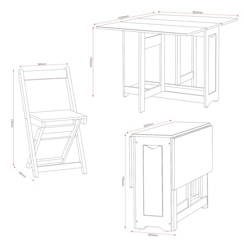 Seconique Santos Dining Set: Grey Distressed Pine, Butterfly