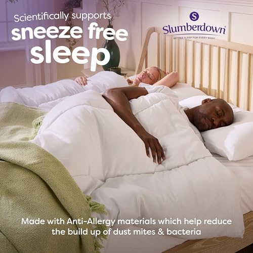 Slumberdown Anti Allergy Double Duvet 10.5 Tog - UK Approved - All Year Round Quilt for Allergy Sufferers