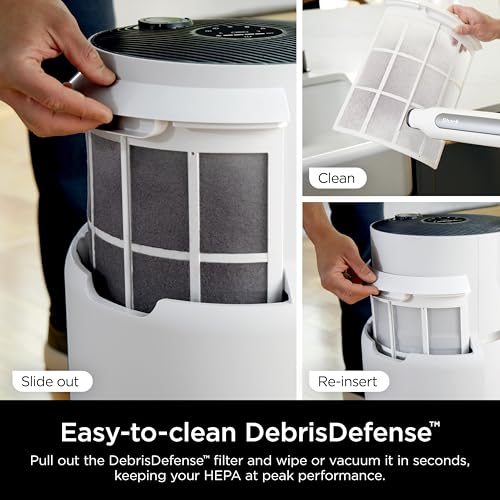 Shark Home Air Purifier, NeverChange HEPA Filter, 1400 sq. inch