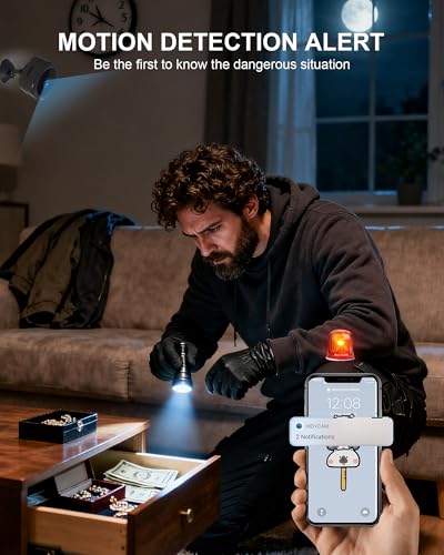 WiFi Mini Spy Camera 1080P HD Indoor with Night Vision & Motion Detection, Cloud/SD Storage - Home Security Cam