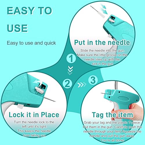 Stitch Gun for Quick Clothing Fixes, Sewing Kit with Fasteners & Needles
