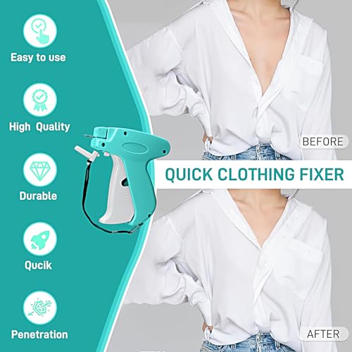 Stitch Gun for Quick Clothing Fixes, Sewing Kit with Fasteners & Needles