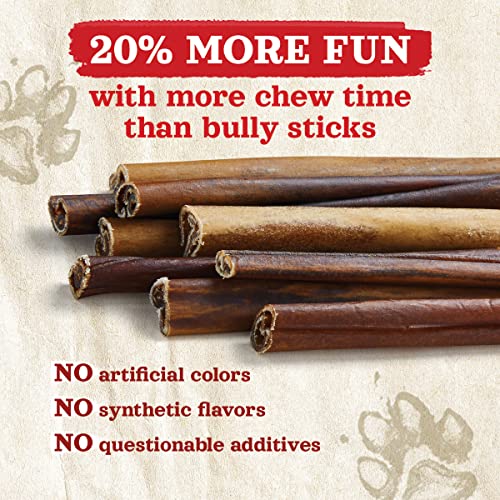 Natural Farm Dog Collagen Chews: Odor-Free Sticks, Rawhide Alternative - High Protein Dental Treats for Medium & Large Dogs