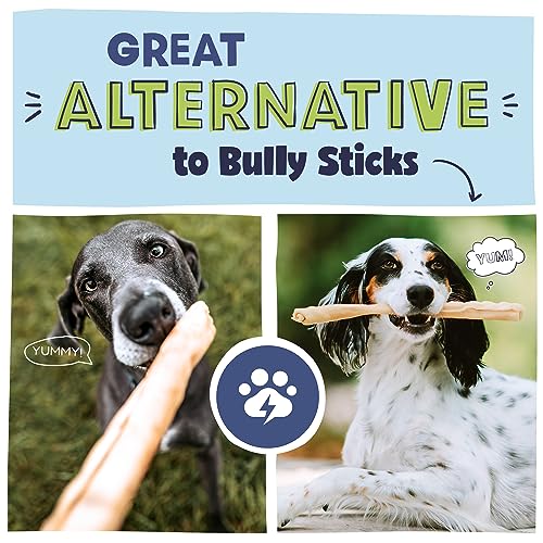 Pawstruck Beef Collagen Sticks for Dogs - High Protein Chews with Chondroitin & Glucosamine - Rawhide Alternative - 5 Pack