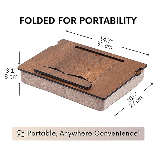 Vigo Wood Book Holder Stand - Enhance Reading Comfort with 5 Angles - Storage for Books, Tablets, Cookbooks