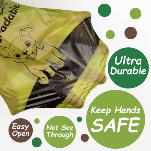 Greener Walker Dog Poop Bags - 540 Bags, Extra Thick & Leak-Proof, Green