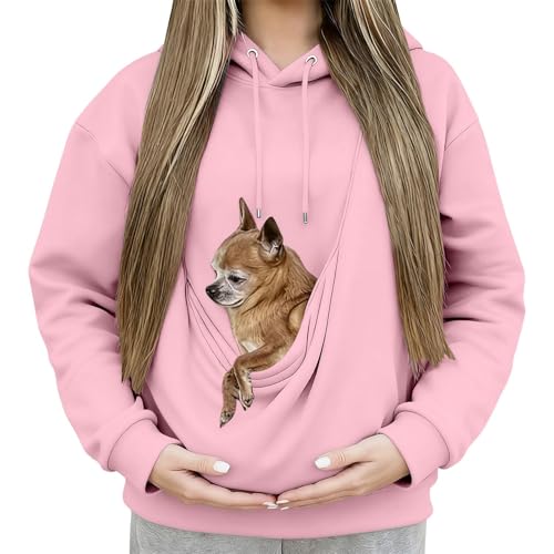 Sports Leisure Hoodie for Men & Women with Cat/Dog Bag