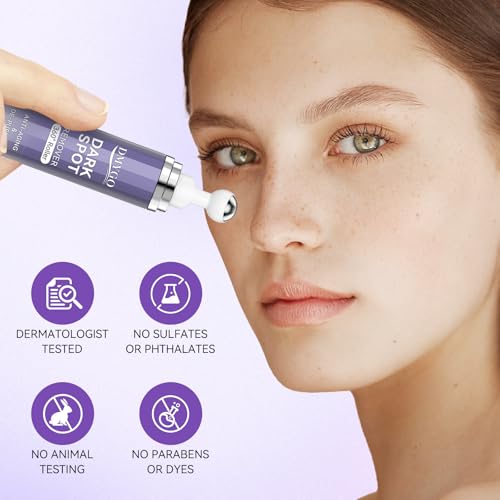 Skin Brightening Serum for Dark Spots on Face & Body - 360° Roller - 20ml