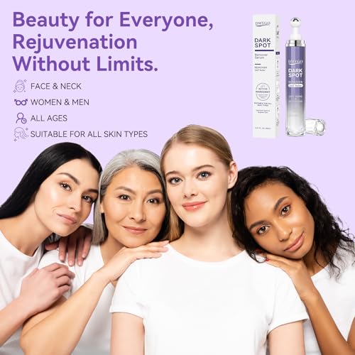 Skin Brightening Serum for Dark Spots on Face & Body - 360° Roller - 20ml