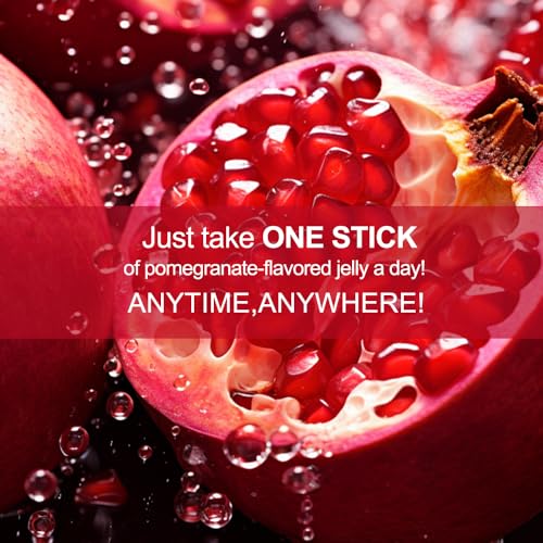 Coleology Garcinia Cambogia Chia Collagen Sticks for Detox & Digestion, Pomegranate Flavor, 10-Day Supply