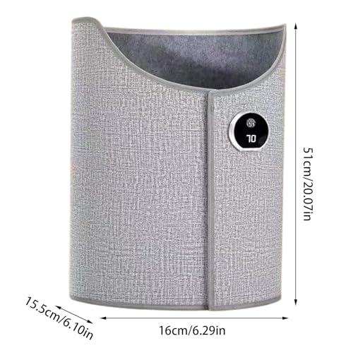 Leg-A-Loo Folding Electric Foot Warmer - Portable Leg Heater for Home & Office