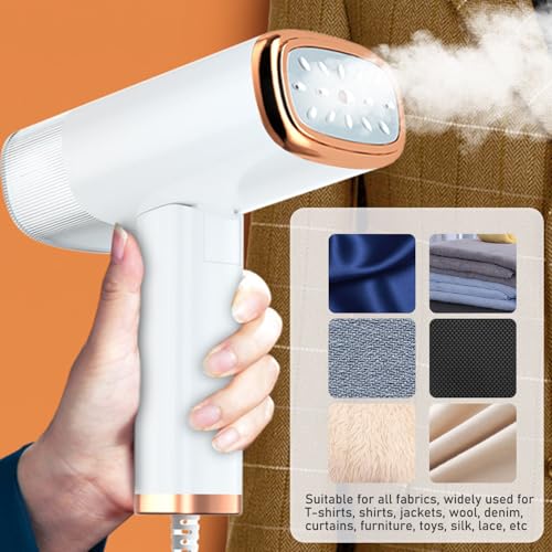Fast Heat Clothes Steamer: Wrinkle Removal, Portable Handheld 110ml Tank