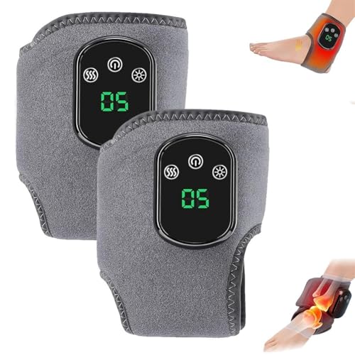 EEOO Foot Massager: 2026 Upgrade Naxir Revive, 3-in-1 with Heat, Vibration, Ankle Relaxation