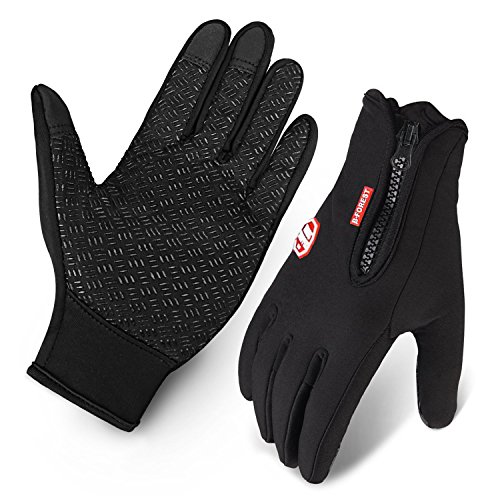 Telefingers Thermal Gloves | Touch Screen, Windproof for Winter Cycling & Driving