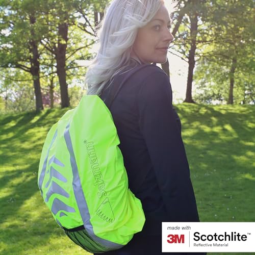 Salzmann Backpack Cover 3M Reflective | High Visibility Waterproof | Cycling, Running, Hiking