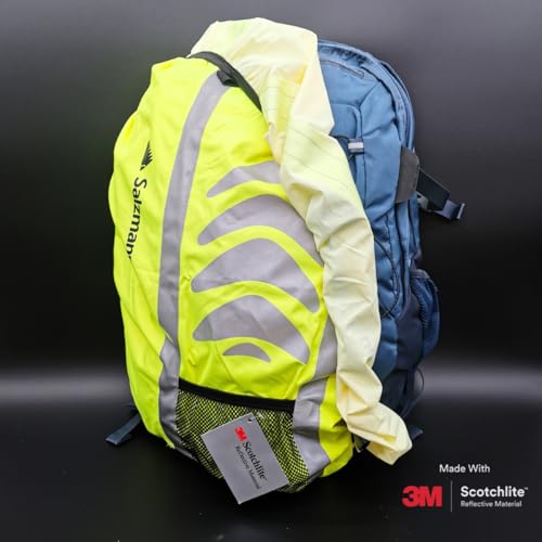 Salzmann Backpack Cover 3M Reflective | High Visibility Waterproof | Cycling, Running, Hiking