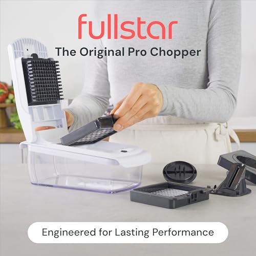 Fullstar Pro Chopper: 4-in-1 Vegetable Spiralizer & Slicer