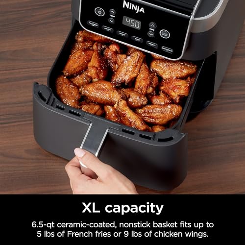 Ninja 6.5 QT Pro XL Air Fryer: Max Crisp, Roast, Bake & More