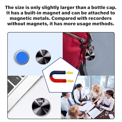 Voice Activated Mini Recorder inch Small Sound Device for Meetings