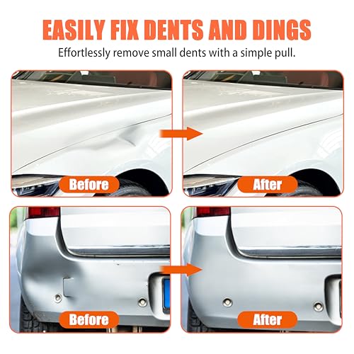 Car Dent Puller 3 Pack - Powerful Suction Cup Remover Tool Kit for Body, Glass, Tiles - Objects Lifting & Moving