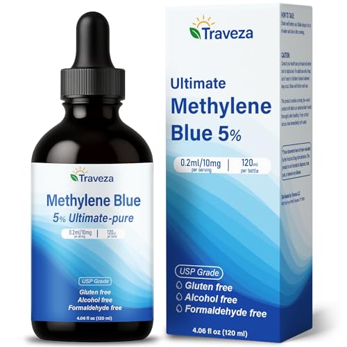 Pharmaceutical Grade Methylene Blue Drops 5% for Humans