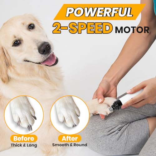 Silent Groom Pro Pet Nail Grinder - Rechargeable, Safe & Portable