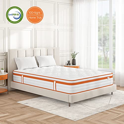 TeQsli 3FT Single Mattress, Gel Memory Foam, 7 Zone Orthopedic - Medium Firm, Pocket Sprungs, Motion Isolation - 90x190 cm