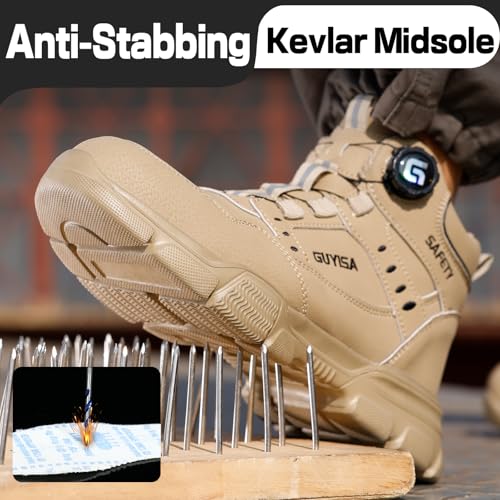 Lightweight Waterproof Steel Toe Work Boots for Men & Women