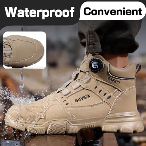 Lightweight Waterproof Steel Toe Work Boots for Men & Women