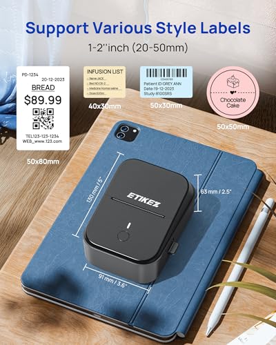 Label Maker PM260 - Bluetooth Printer for Home & Office Organization