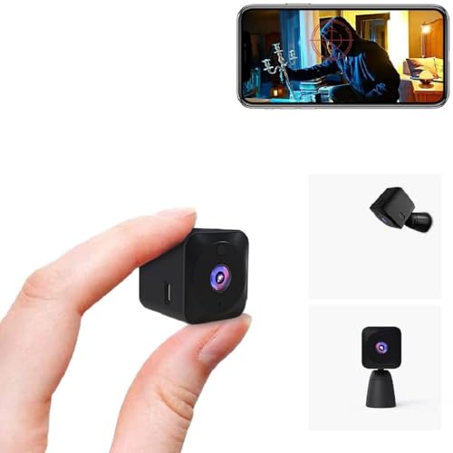 AOBOCAM Mini WiFi Spy Camera 4K HD - Wireless Security Cam with Night Vision, Motion Detection - Home Surveillance