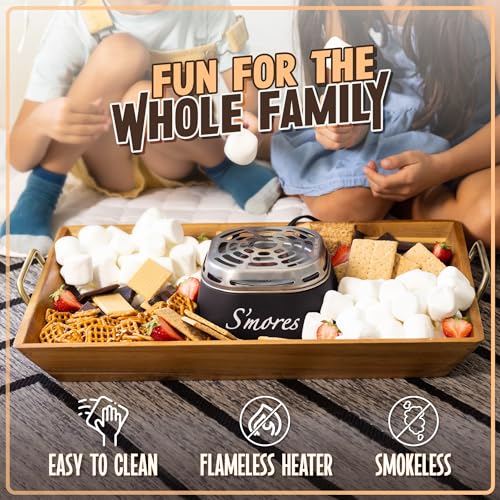 Nostalgia S'mores Maker Kit: Electric Indoor Tabletop Set