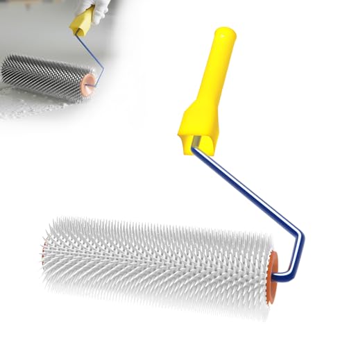 Epoxy Floor Leveling Spiked Roller, 13mm Teeth, Cement Tool